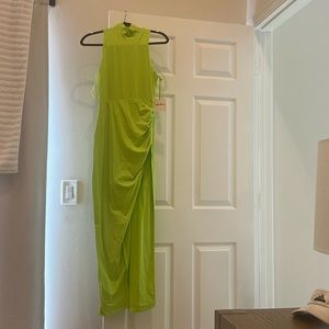 Fluorescent green dress bought at Revolve never worn